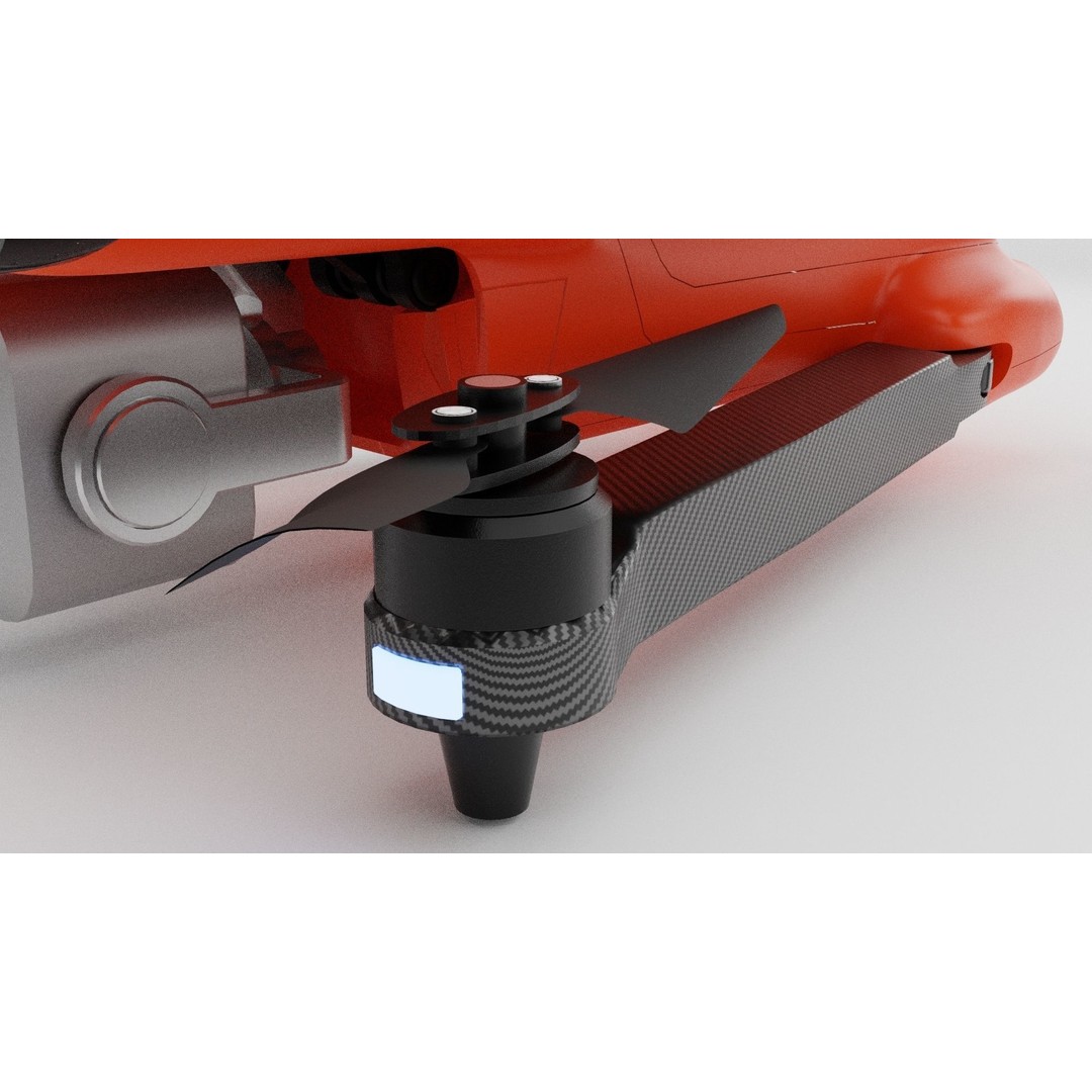 Autel Robotics Evo 3D Model – Realistic Drone Asset, PBR Textures - View 3