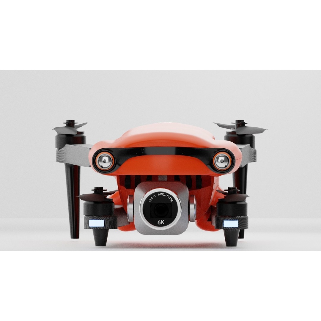 Autel Robotics Evo 3D Model – Realistic Drone Asset, PBR Textures - View 4
