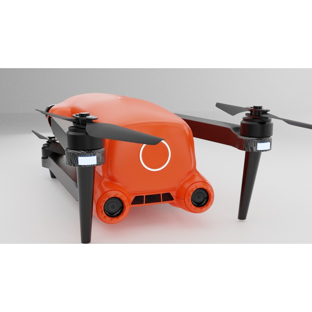 Autel Robotics Evo 3D Model – Realistic Drone Asset, PBR Textures - View 8