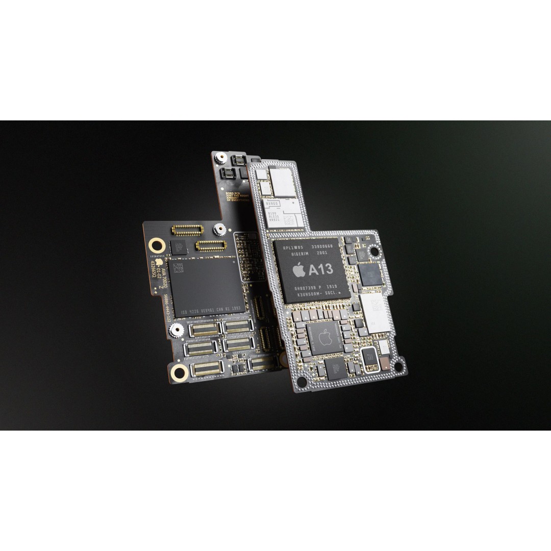 Electron Circuit Board 3D Model – Low Poly PBR Asset, FBX, OBJ - View 2