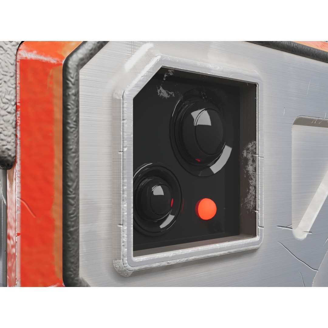 Cyber Smartphone 3D Model – High Poly PBR Textures, FBX & More - View 11