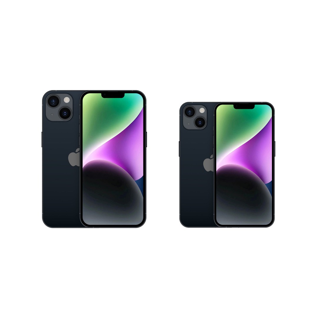 Apple iPhone 14 3D Model – PBR Game-Ready Asset, FBX & OBJ - View 5