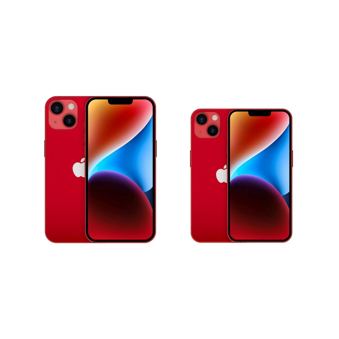 Apple iPhone 14 3D Model – PBR Game-Ready Asset, FBX & OBJ - View 7