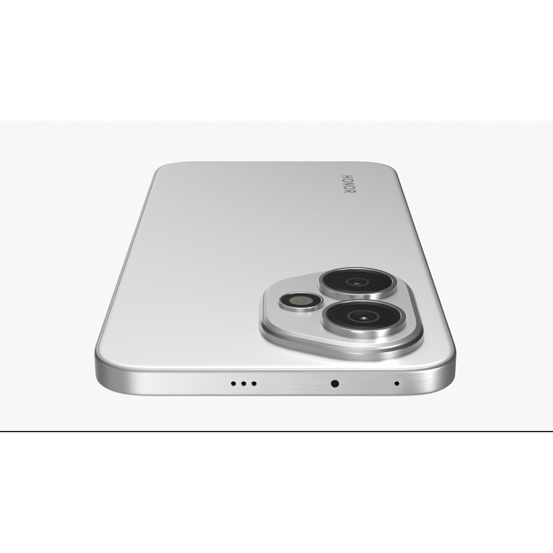 HONOR 400 Meteor Silver 3D Model – Photorealistic Phone, PBR Textures - View 6