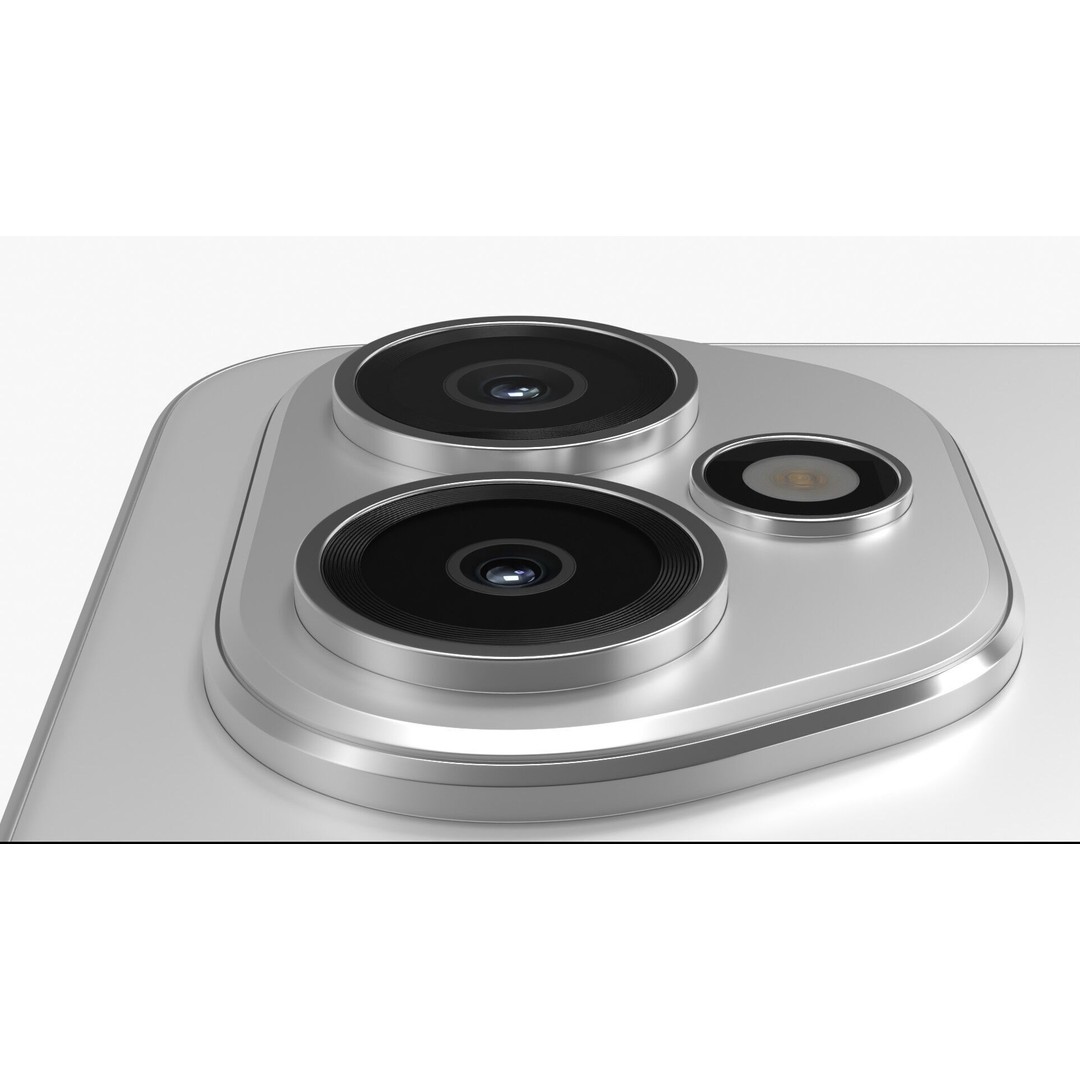 HONOR 400 Meteor Silver 3D Model – Photorealistic Phone, PBR Textures - View 8