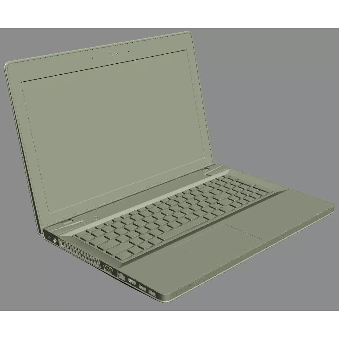 Lenovo IdeaPad Y500 3D Model – High Poly Laptop with Textures, FBX, OBJ - View 17