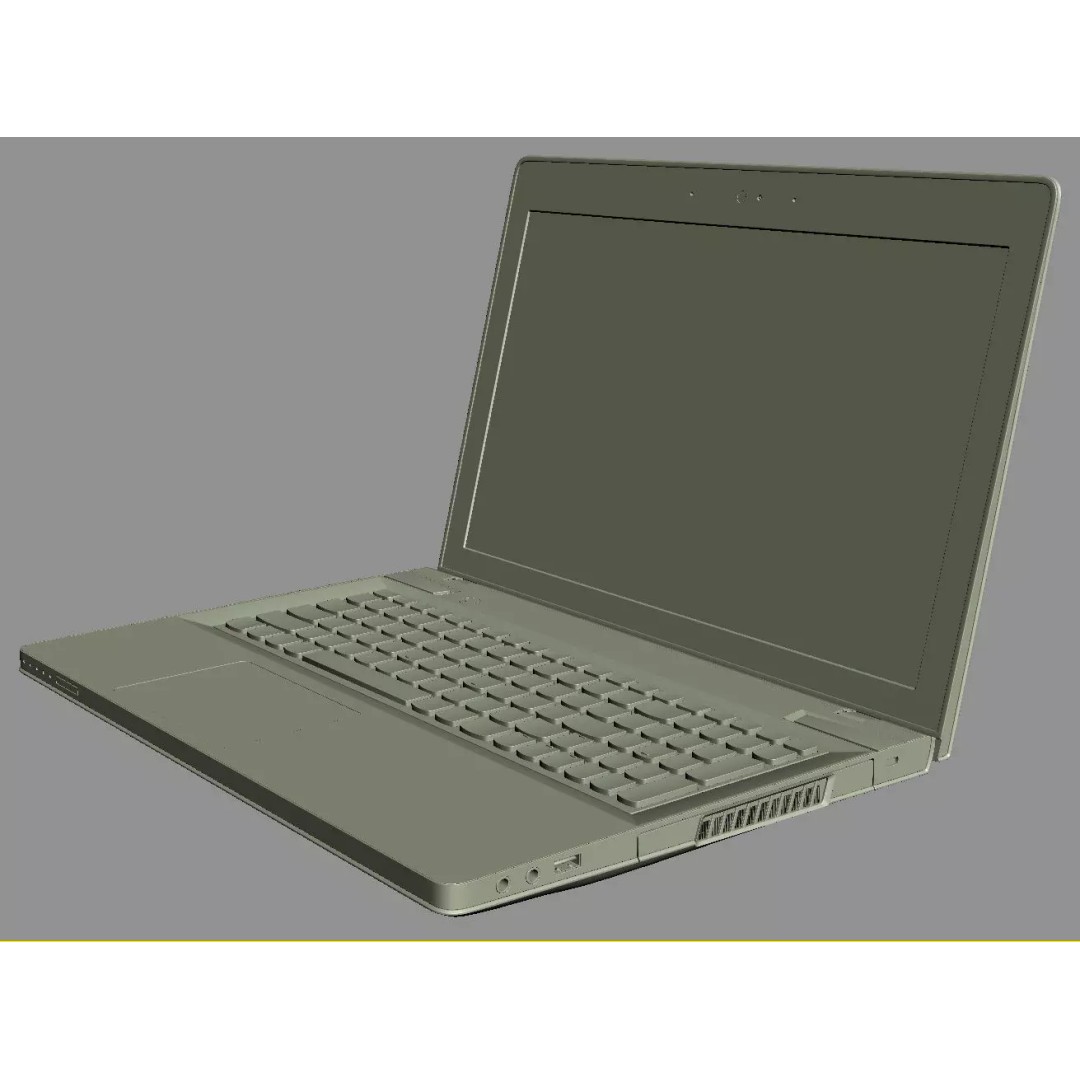 Lenovo IdeaPad Y500 3D Model – High Poly Laptop with Textures, FBX, OBJ - View 19