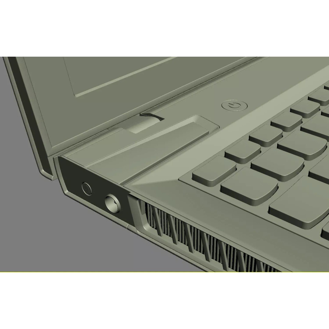 Lenovo IdeaPad Y500 3D Model – High Poly Laptop with Textures, FBX, OBJ - View 23