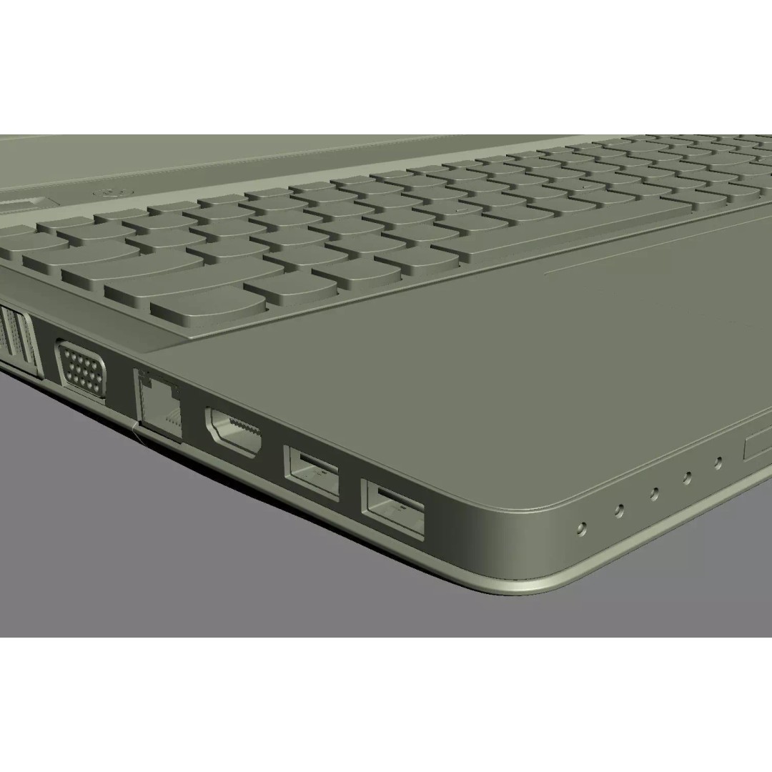 Lenovo IdeaPad Y500 3D Model – High Poly Laptop with Textures, FBX, OBJ - View 25