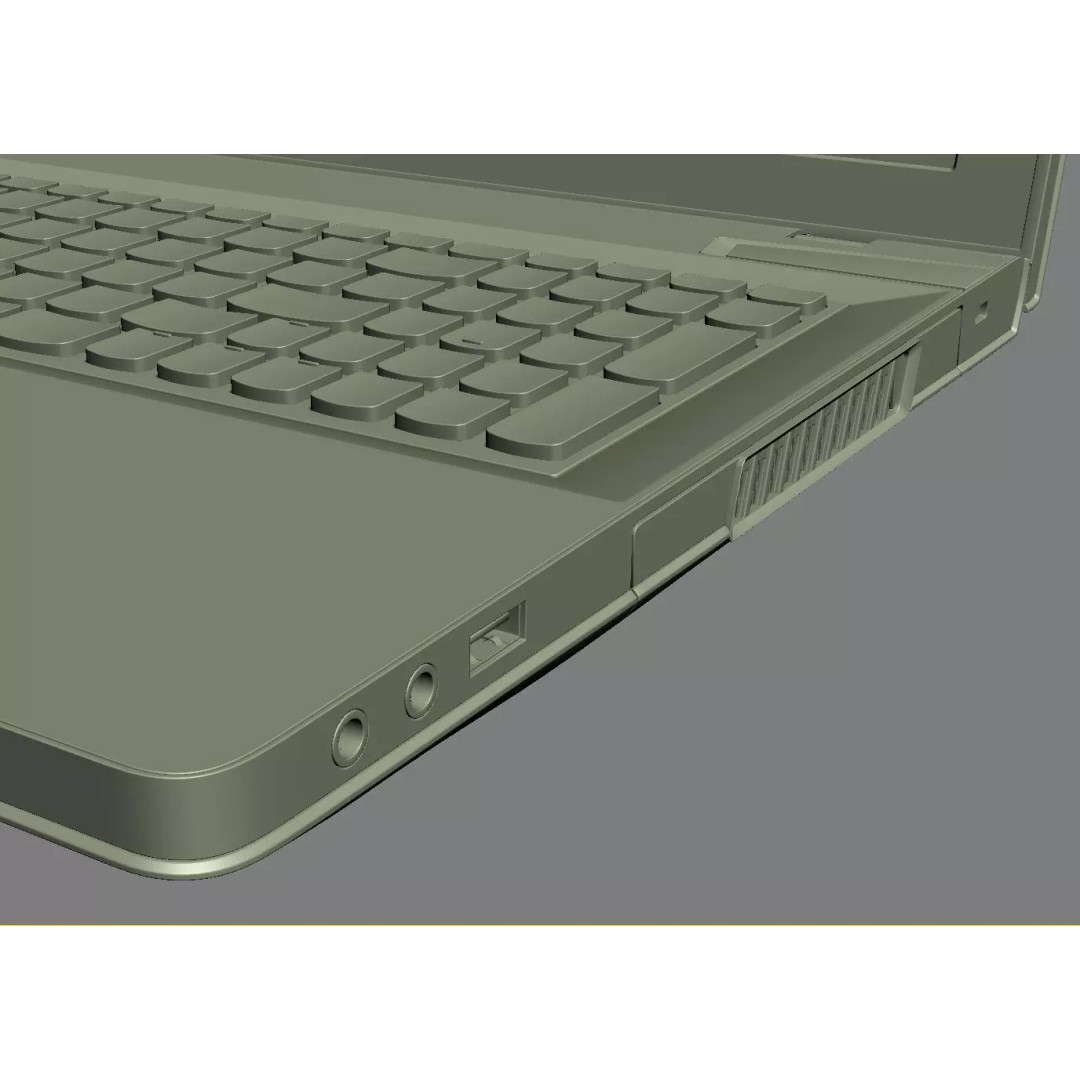 Lenovo IdeaPad Y500 3D Model – High Poly Laptop with Textures, FBX, OBJ - View 27