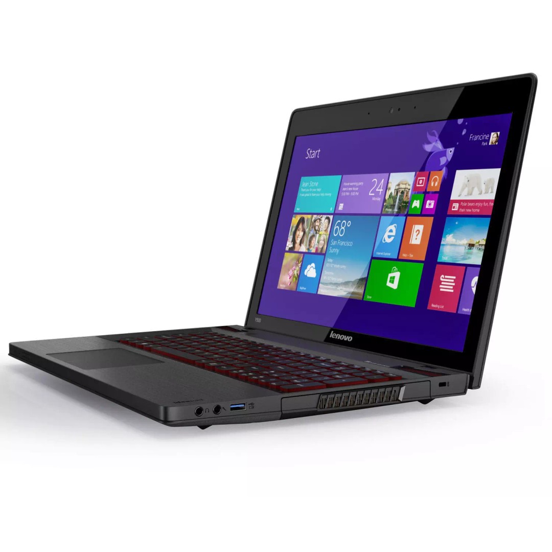 Lenovo IdeaPad Y500 3D Model – High Poly Laptop with Textures, FBX, OBJ - View 4