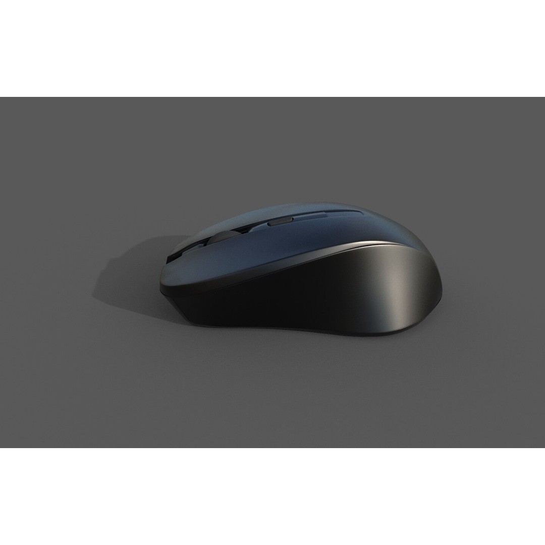 Mouse 3D Model – Low Poly Game Asset, PBR Textures, FBX, OBJ - View 11