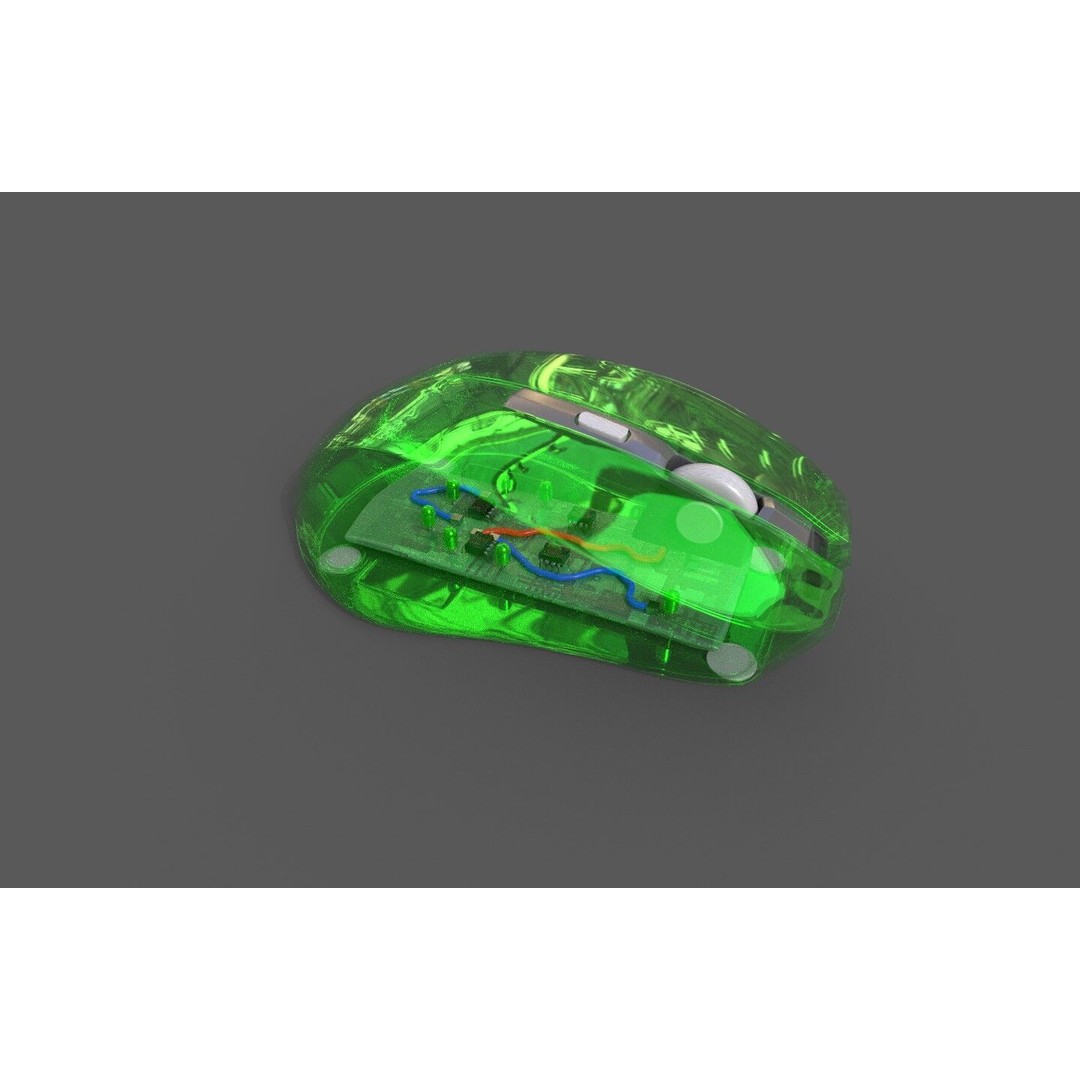 Mouse 3D Model – Low Poly Game Asset, PBR Textures, FBX, OBJ - View 3