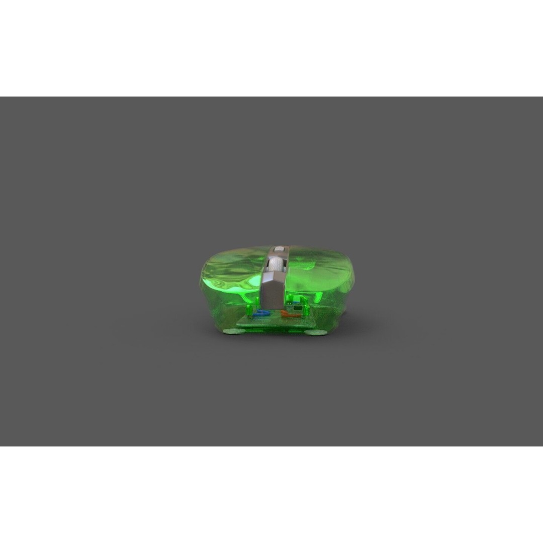 Mouse 3D Model – Low Poly Game Asset, PBR Textures, FBX, OBJ - View 5