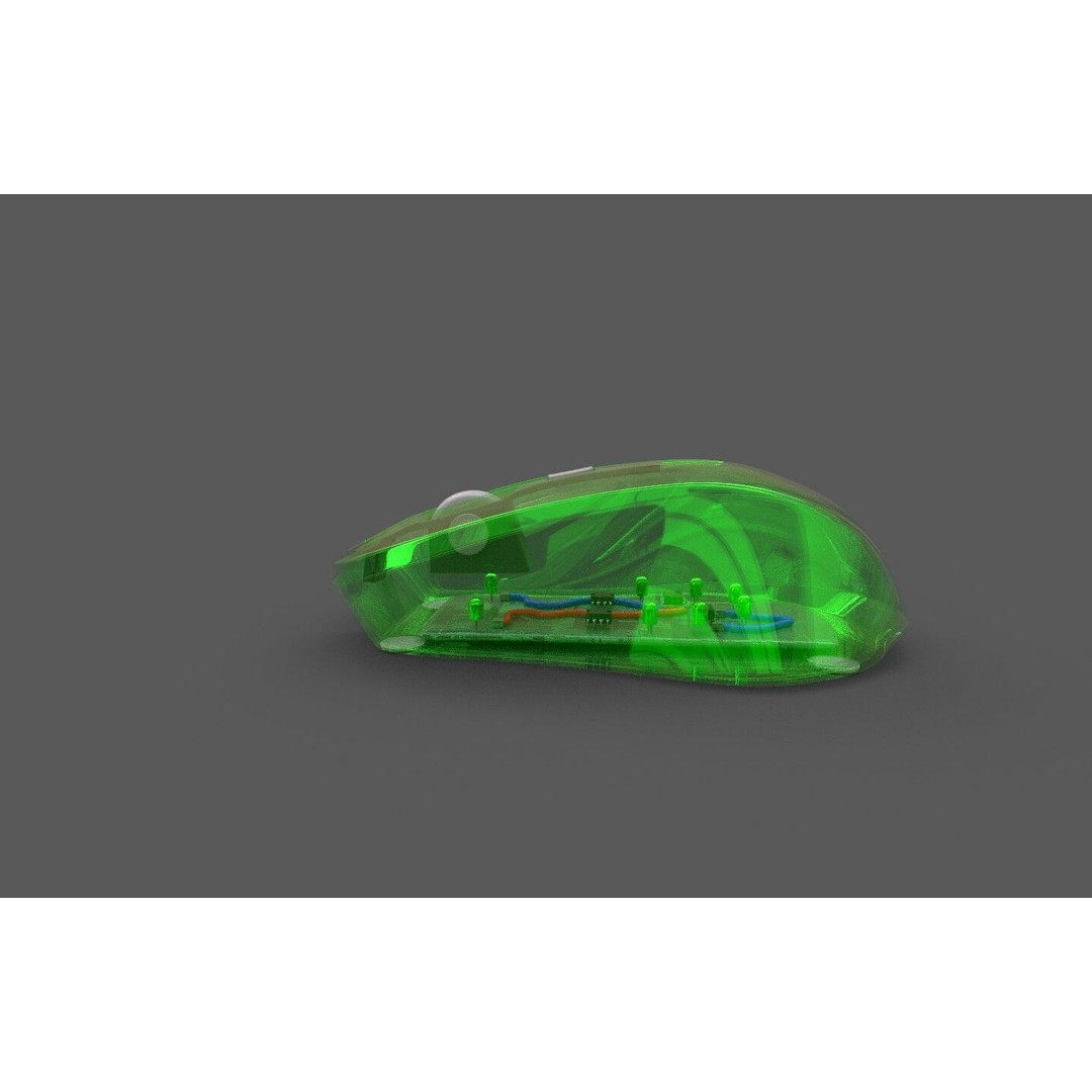 Mouse 3D Model – Low Poly Game Asset, PBR Textures, FBX, OBJ - View 6