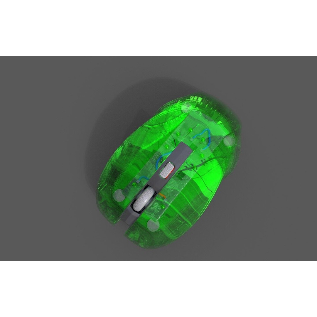 Mouse 3D Model – Low Poly Game Asset, PBR Textures, FBX, OBJ - View 8