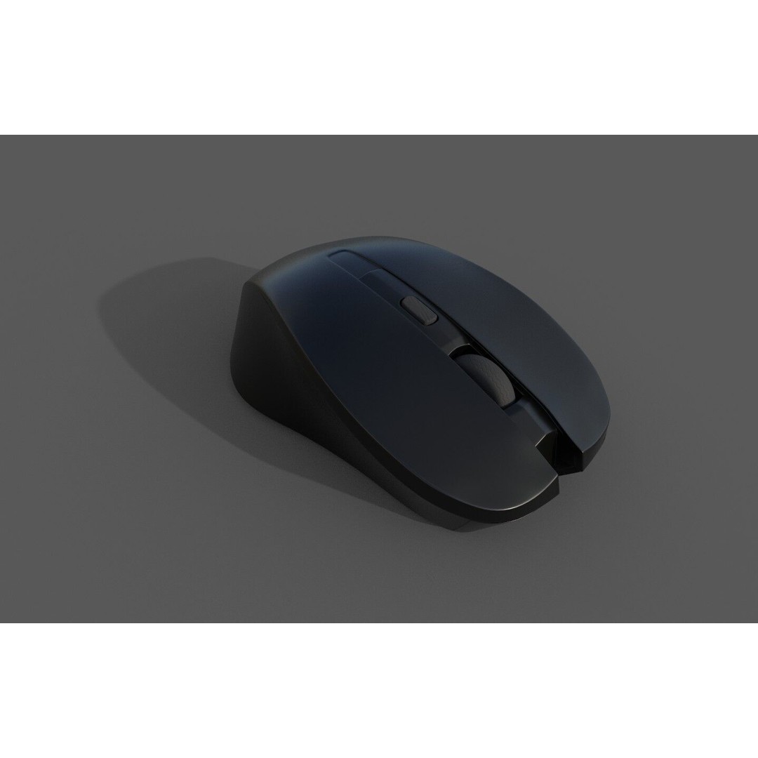 Mouse 3D Model – Low Poly Game Asset, PBR Textures, FBX, OBJ - View 9