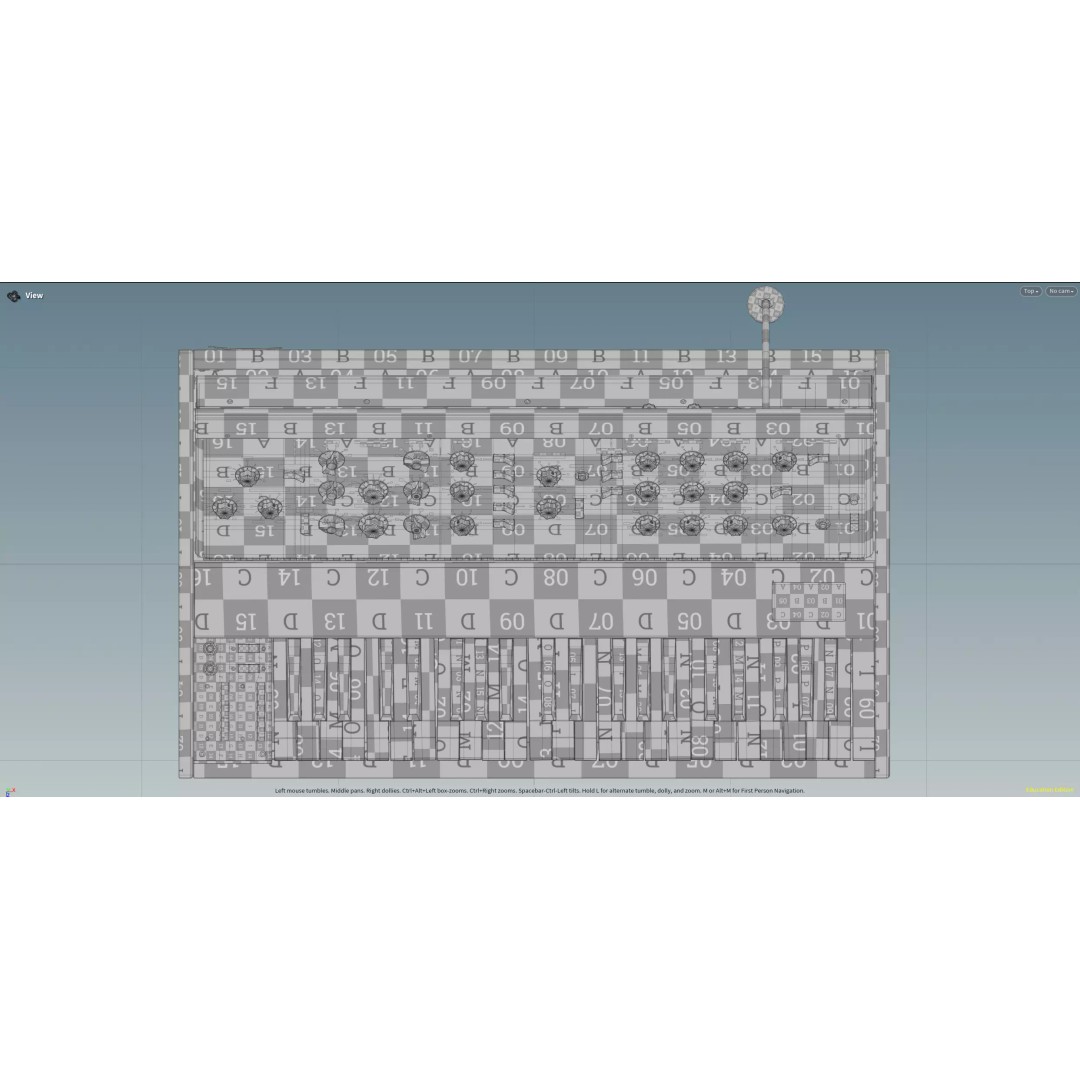 Minimoog Model D 3D Model – Low Poly Vintage Synthesizer, FBX, OBJ