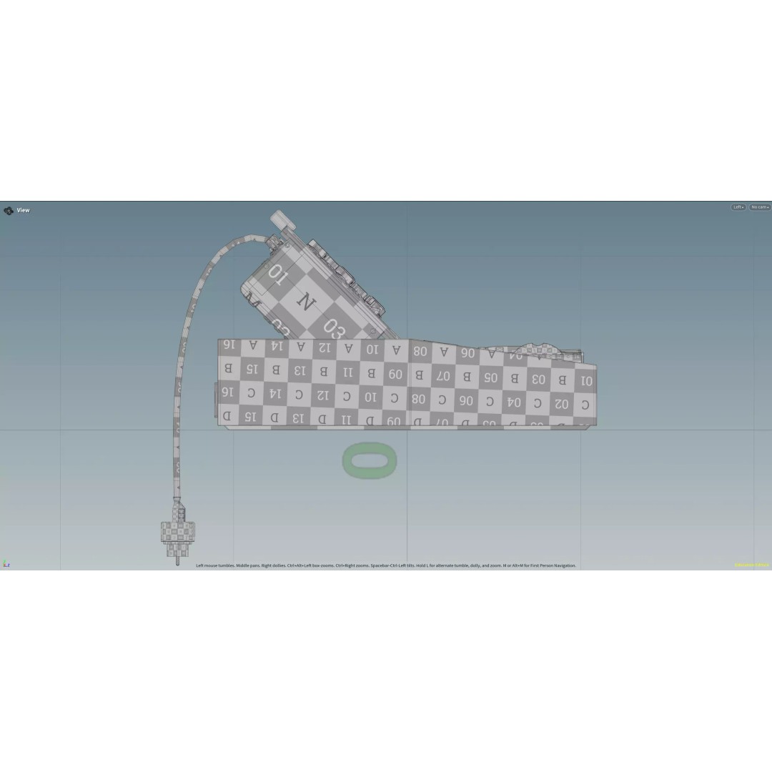 Minimoog Model D 3D Model – Low Poly Vintage Synthesizer, FBX, OBJ - View 11