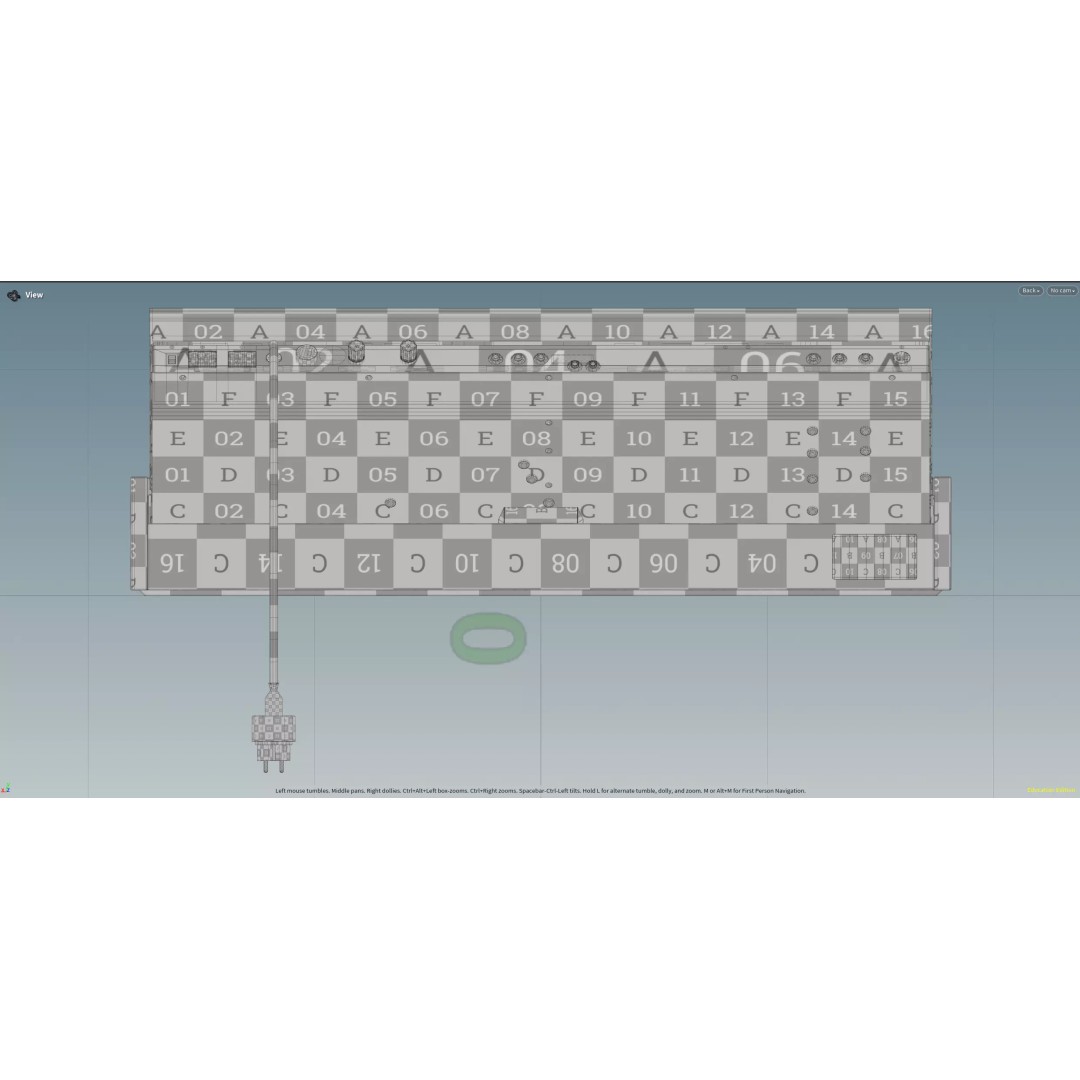 Minimoog Model D 3D Model – Low Poly Vintage Synthesizer, FBX, OBJ - View 8