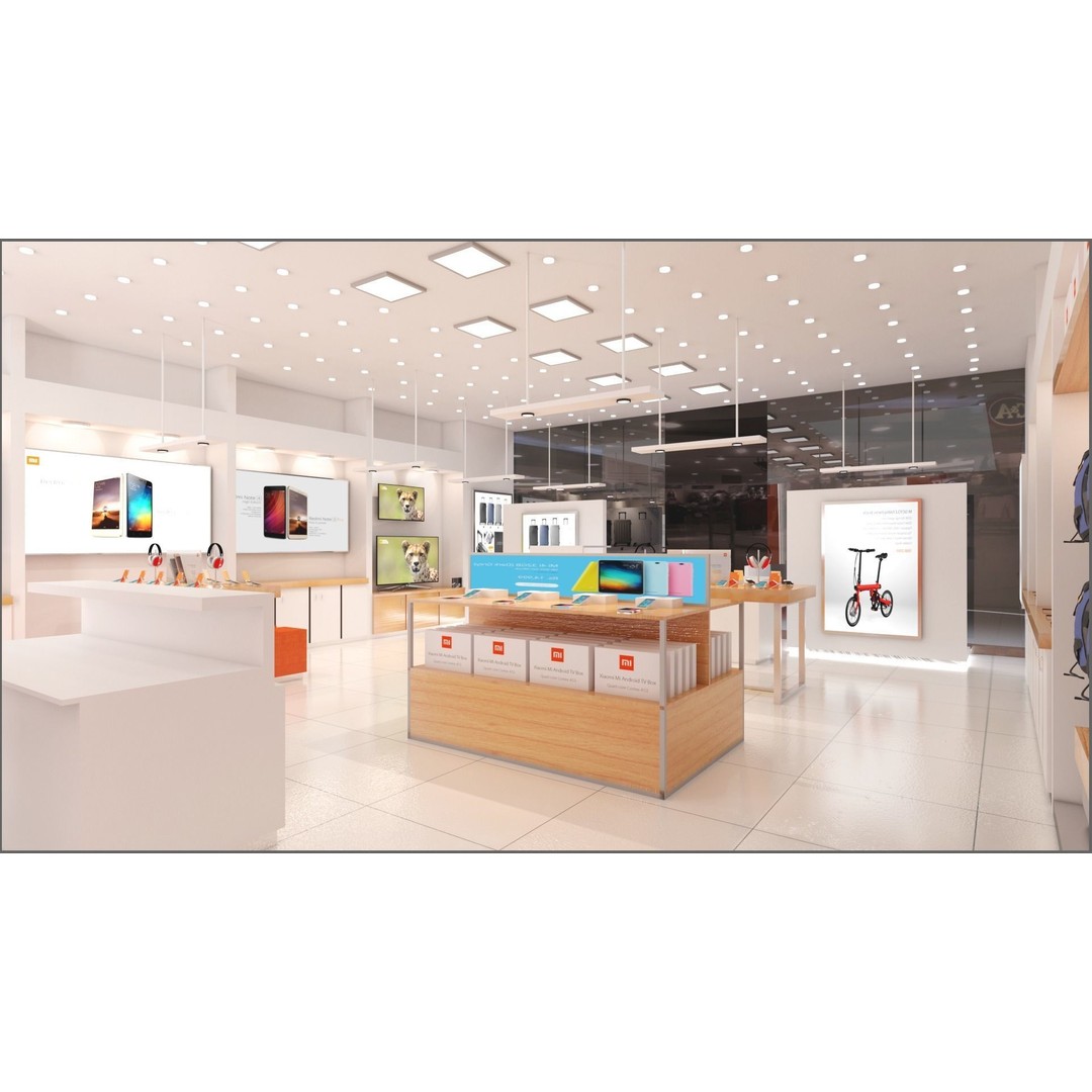 Digital Lifestyle Mobile Phone Retail Store Design 3D Model – Interactive Showcase, FBX - View 6