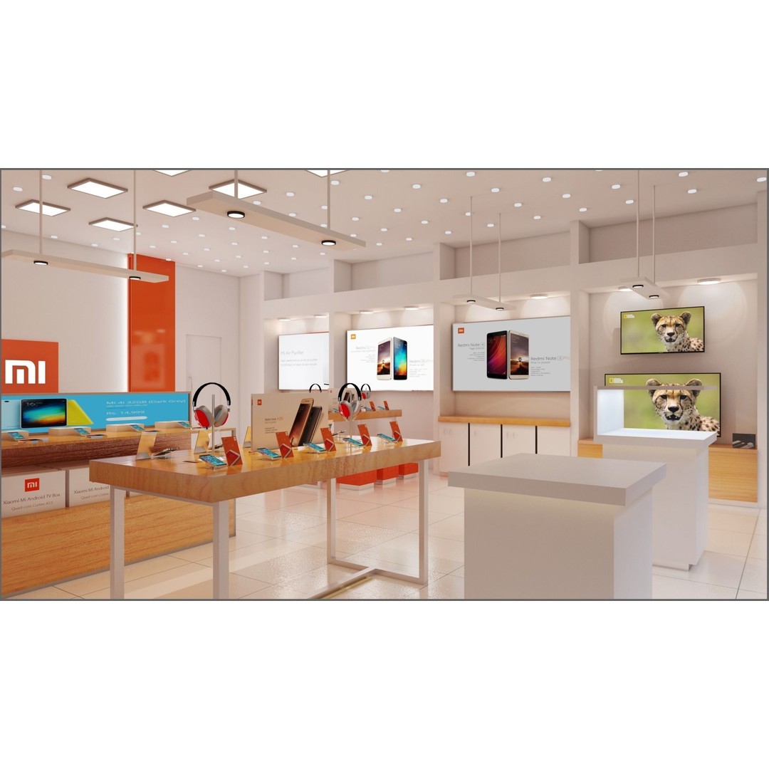 Digital Lifestyle Mobile Phone Retail Store Design 3D Model – Interactive Showcase, FBX - View 7