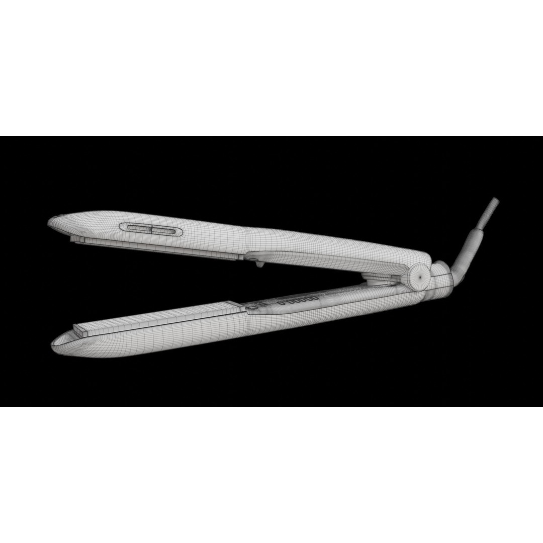 Hair Iron 3D Model – Low Poly PBR Asset for Interior Design - View 4