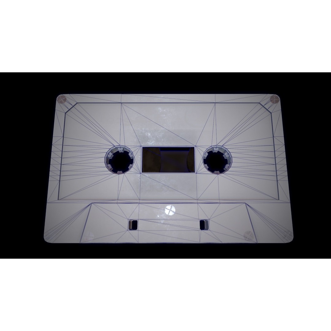 Cassette Tapes 3D Model – Low Poly Game Asset with PBR Textures