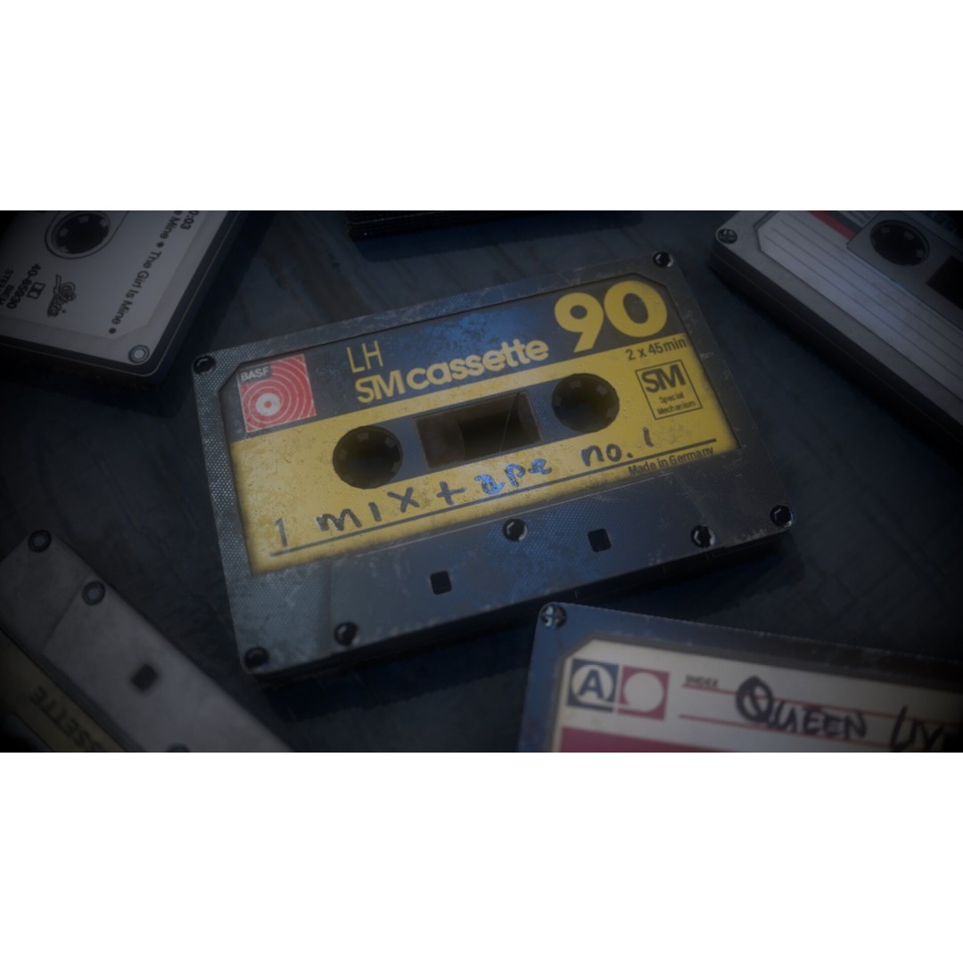 Cassette Tapes 3D Model – Low Poly Game Asset with PBR Textures - View 3