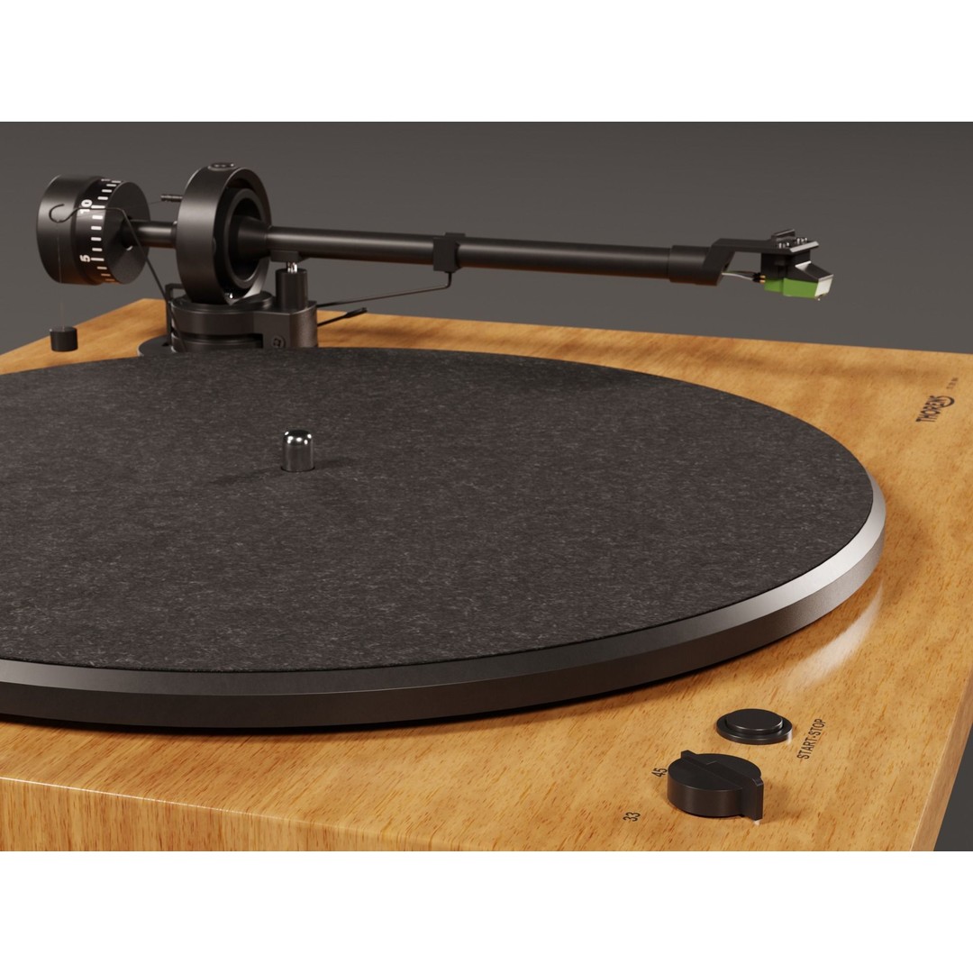 THORENS TD 295 MK IV Turntable 3D Model – High Detail, PBR, Blender, FBX - View 13