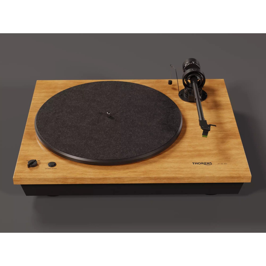 THORENS TD 295 MK IV Turntable 3D Model – High Detail, PBR, Blender, FBX - View 2