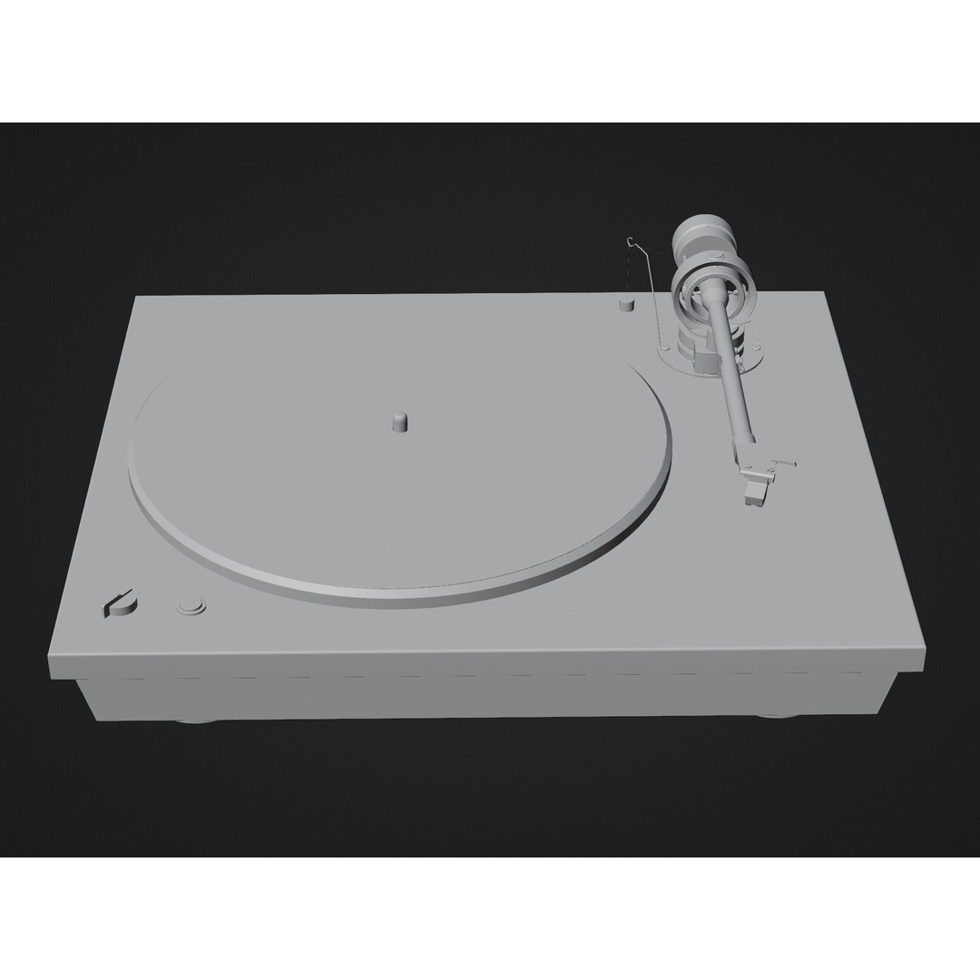 THORENS TD 295 MK IV Turntable 3D Model – High Detail, PBR, Blender, FBX - View 21