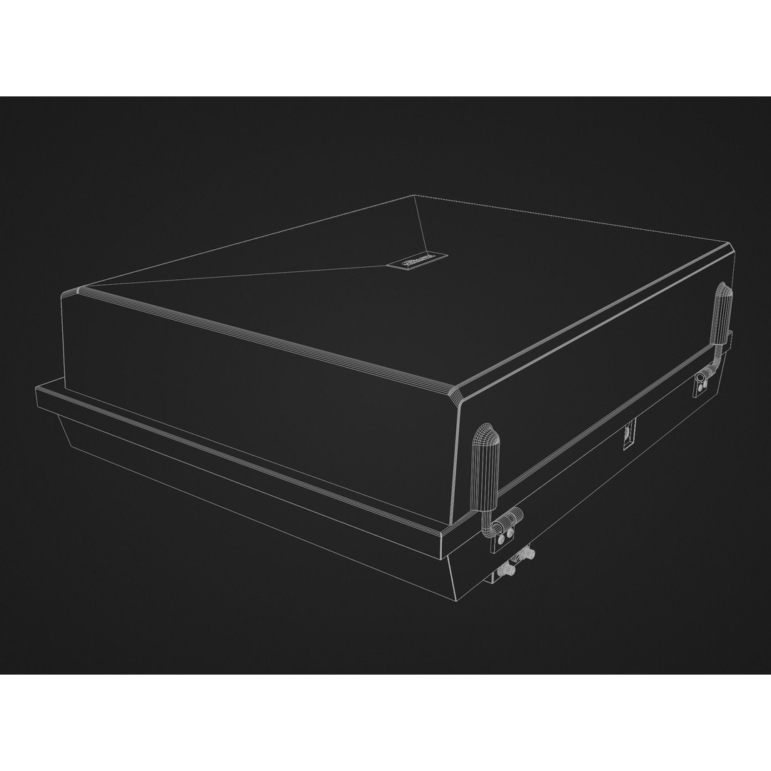 THORENS TD 295 MK IV Turntable 3D Model – High Detail, PBR, Blender, FBX - View 25