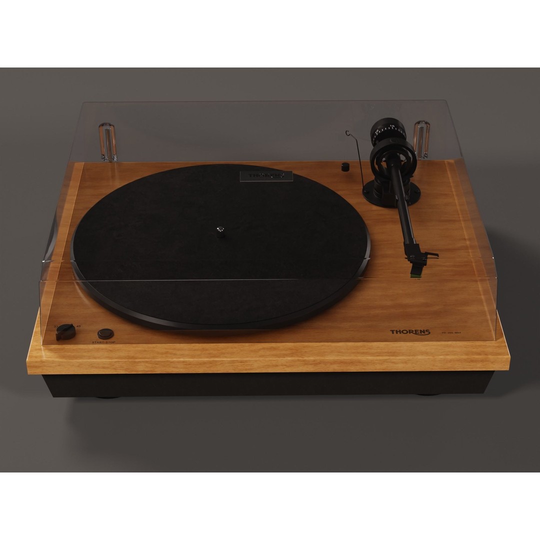 THORENS TD 295 MK IV Turntable 3D Model – High Detail, PBR, Blender, FBX - View 3