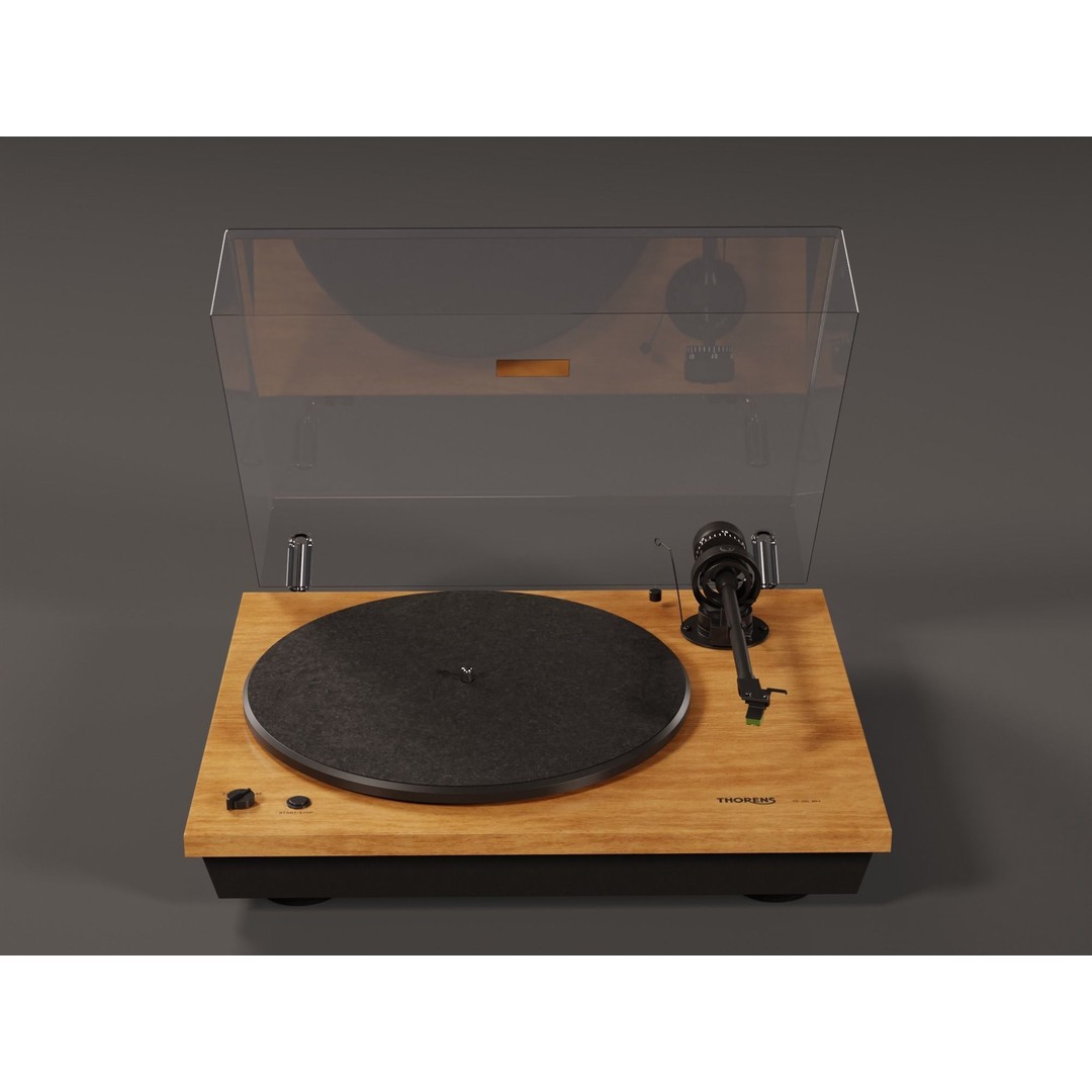 THORENS TD 295 MK IV Turntable 3D Model – High Detail, PBR, Blender, FBX - View 4