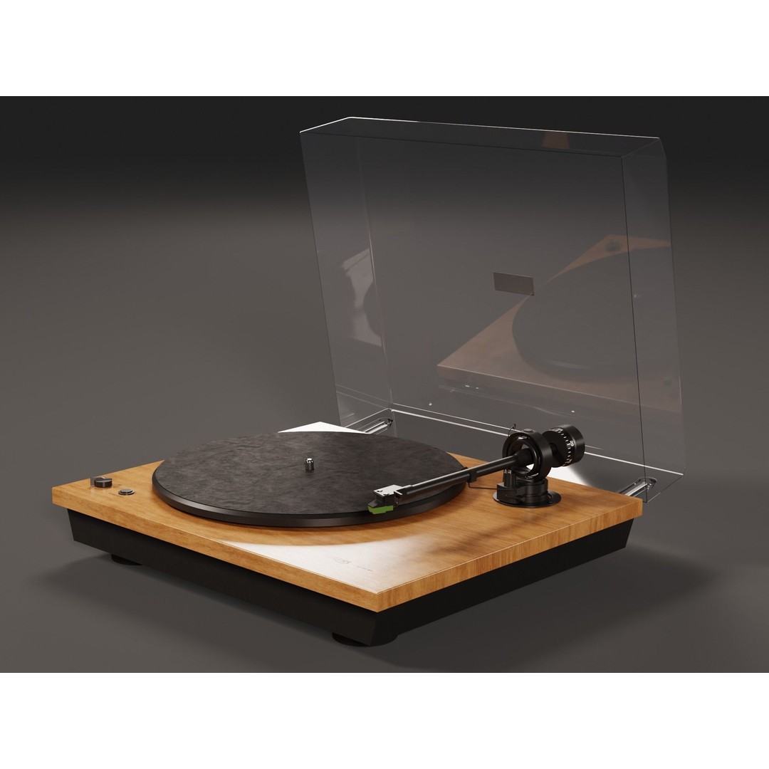 THORENS TD 295 MK IV Turntable 3D Model – High Detail, PBR, Blender, FBX - View 6