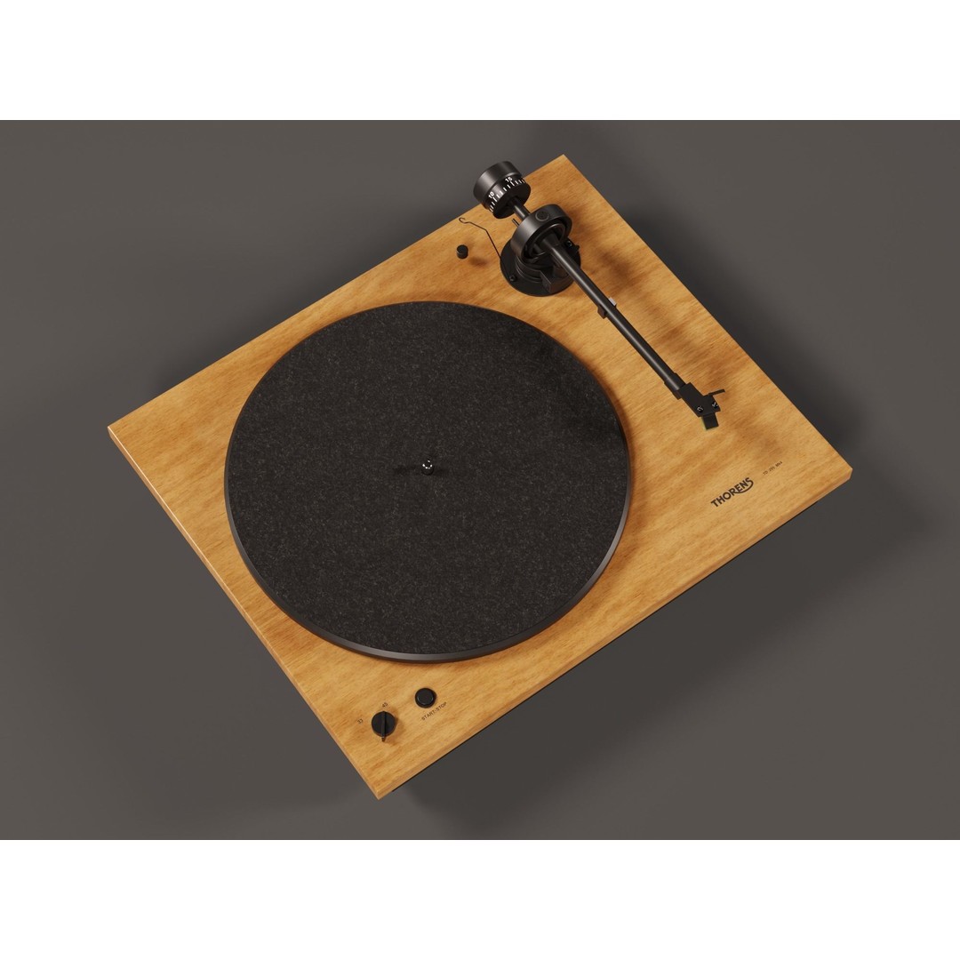 THORENS TD 295 MK IV Turntable 3D Model – High Detail, PBR, Blender, FBX - View 7