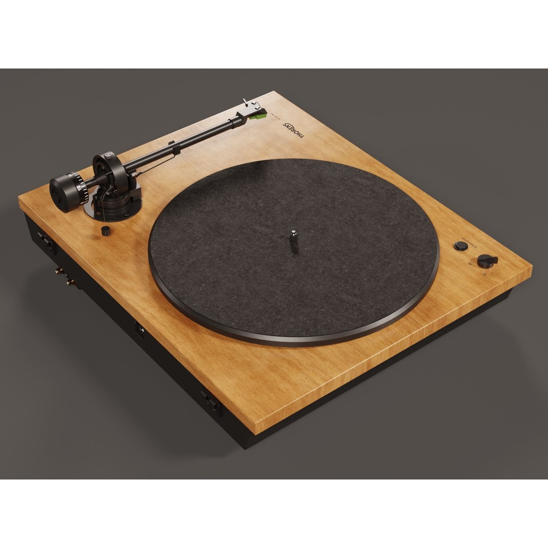 THORENS TD 295 MK IV Turntable 3D Model – High Detail, PBR, Blender, FBX - View 9