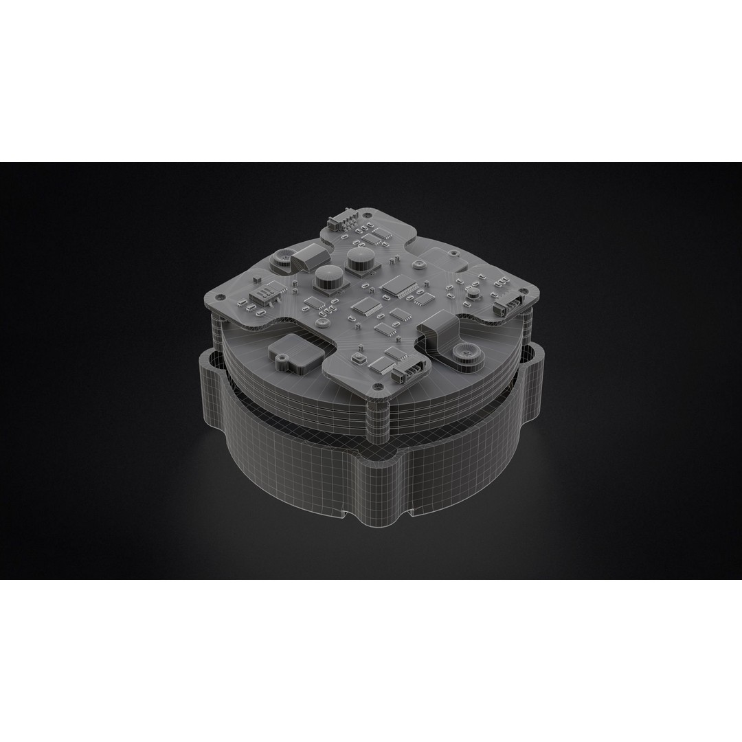 Electronic Board 3D Model – Low Poly PBR Asset, FBX Format