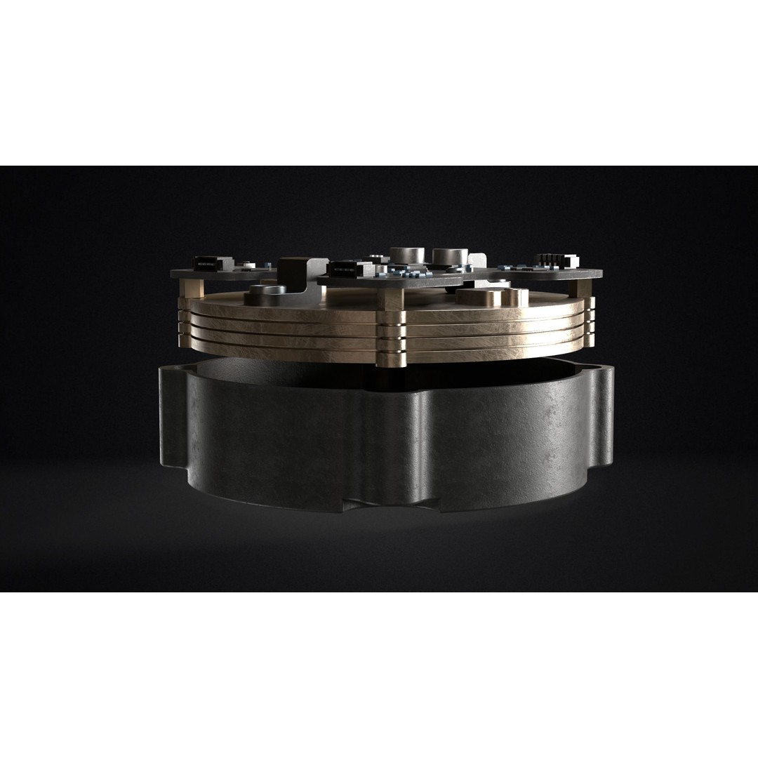 Electronic Board 3D Model – Low Poly PBR Asset, FBX Format - View 4