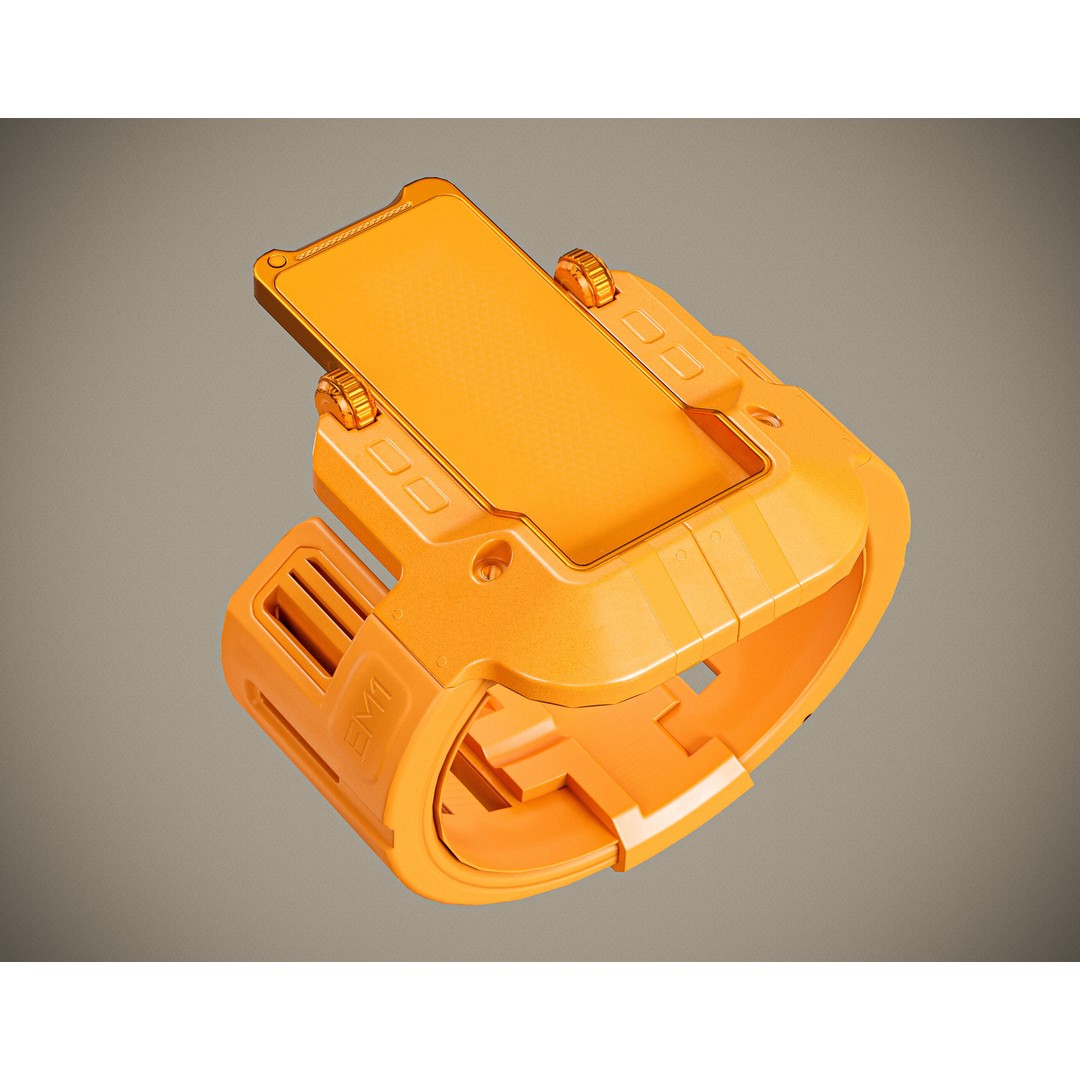 EM1 Watch Concept 3D Model – Low Poly PBR Game Asset, FBX & OBJ - View 11