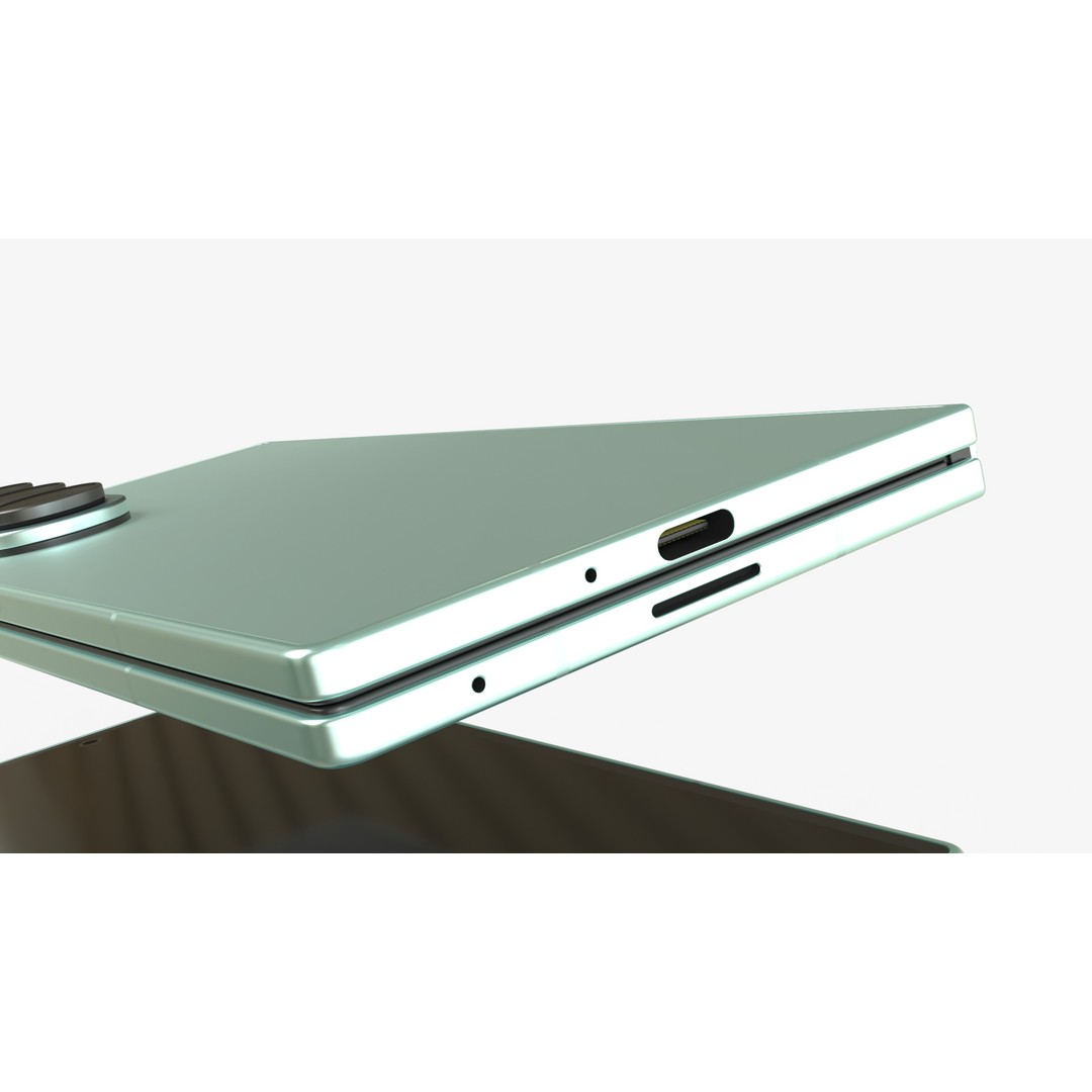 Samsung Galaxy Z Fold 7 3D Model – Rigged PBR Textures, FBX, Blender - View 10