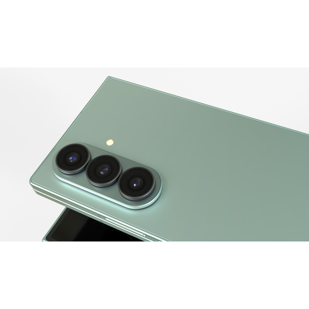 Samsung Galaxy Z Fold 7 3D Model – Rigged PBR Textures, FBX, Blender - View 8