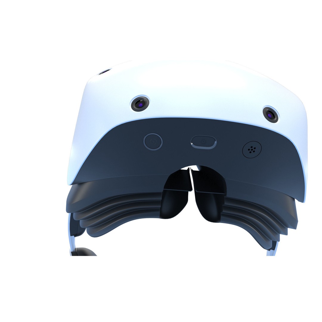 Sony Playstation VR 2 Headset 3D Model – High Poly Game Asset, FBX, OBJ - View 14