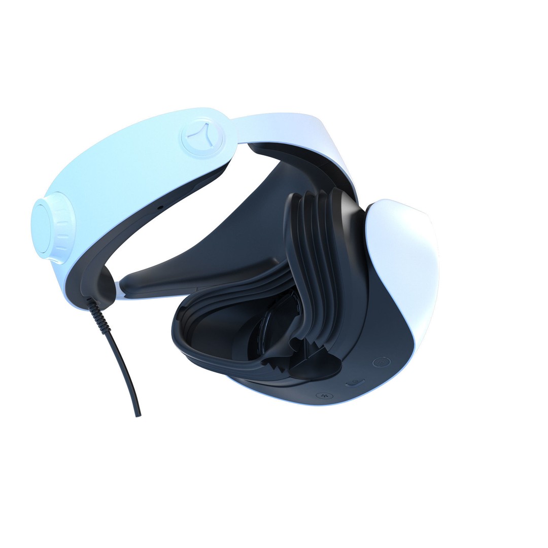 Sony Playstation VR 2 Headset 3D Model – High Poly Game Asset, FBX, OBJ - View 17