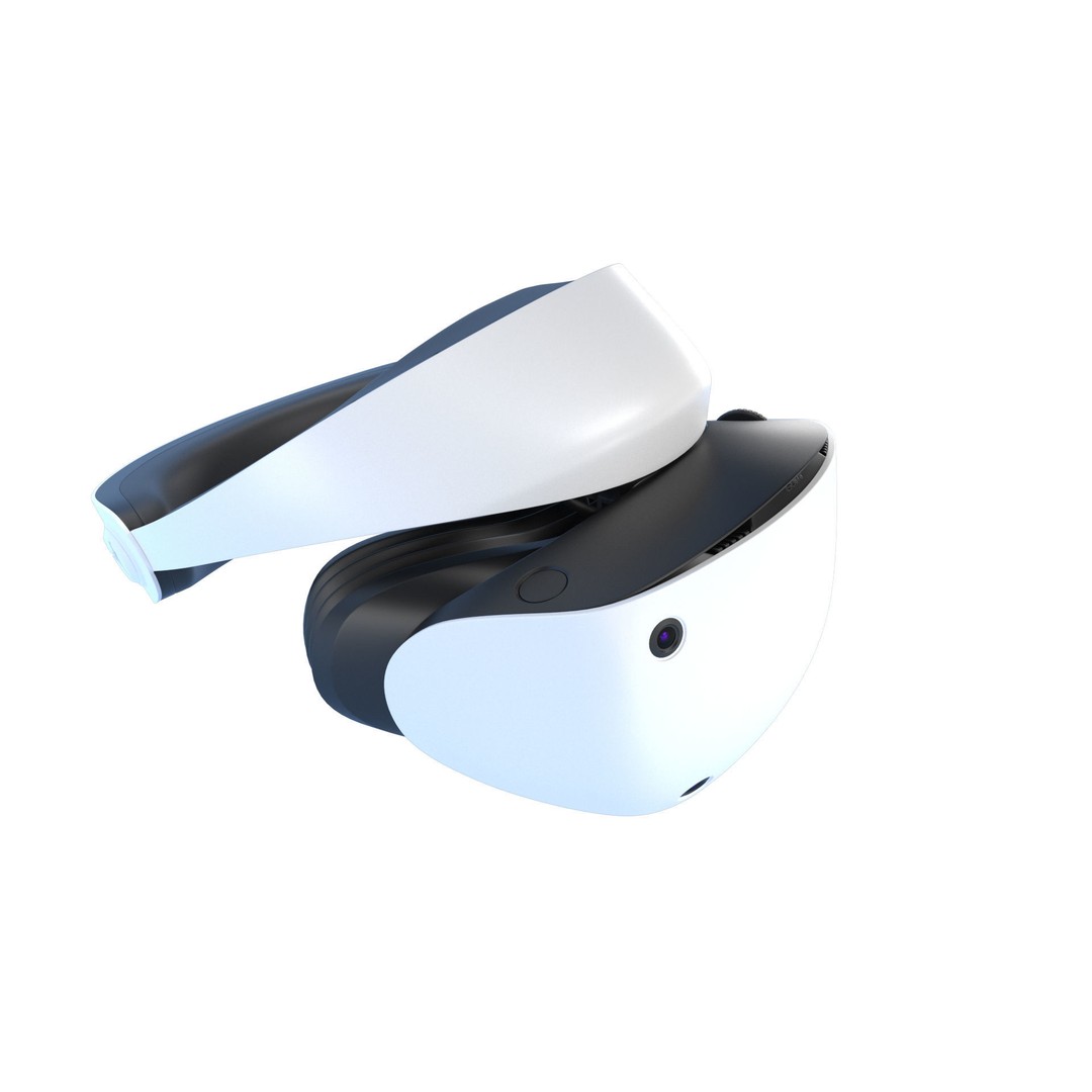 Sony Playstation VR 2 Headset 3D Model – High Poly Game Asset, FBX, OBJ - View 18