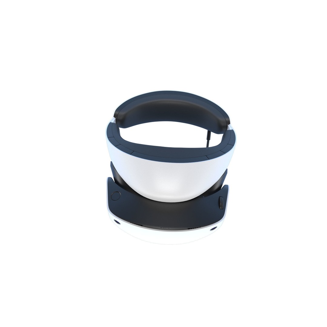Sony Playstation VR 2 Headset 3D Model – High Poly Game Asset, FBX, OBJ - View 19