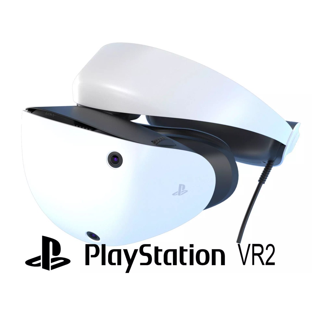 Sony Playstation VR 2 Headset 3D Model – High Poly Game Asset, FBX, OBJ - View 2