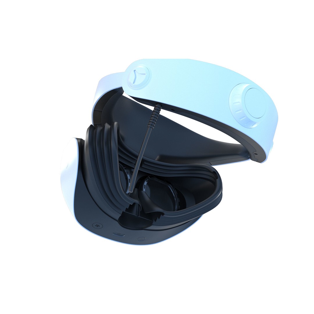 Sony Playstation VR 2 Headset 3D Model – High Poly Game Asset, FBX, OBJ - View 21