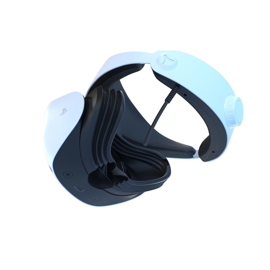 Sony Playstation VR 2 Headset 3D Model – High Poly Game Asset, FBX, OBJ - View 22